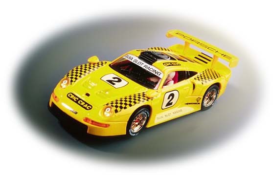 FLY Porsche 911 GT1 yellow limited